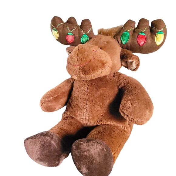 Build A Bear Christmas Plush Hal The Moose Stuffed Animal Holiday Edition - Picture 2 of 7